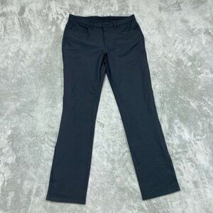 Greg Norman Black Stretch Golf Pants 32x32 Lightweight Comfort Fit a1392